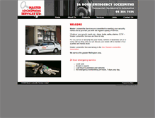 Tablet Screenshot of masterlocksmiths.co.nz